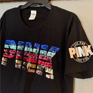 PINK Bling Tee Size S